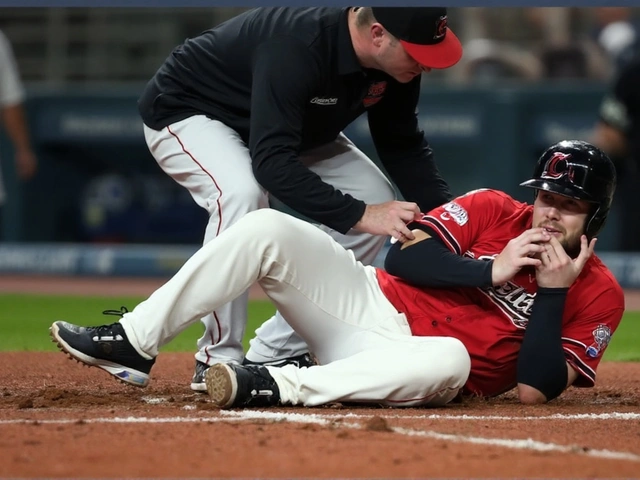 David Fry’s Face Injury: Guardians Utility Player Carted Off After Bunting Mishap